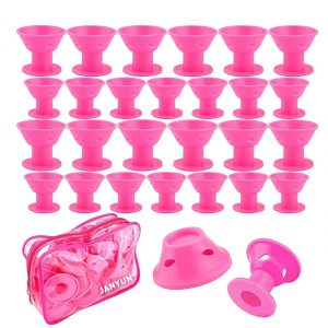 Pink Magic Silicone Hair Curlers